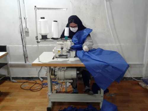 تولید بیش 30 هزارماسک  واقلام  بهداشتی سهم آموزشگاهئهای آزاد شهرستان فومن