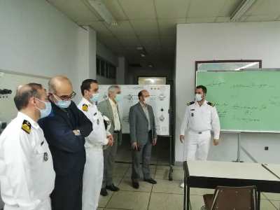 بازدید سرپرست مرکز شهید باهنر رشت از پادگان نیروی دریایی در رشت